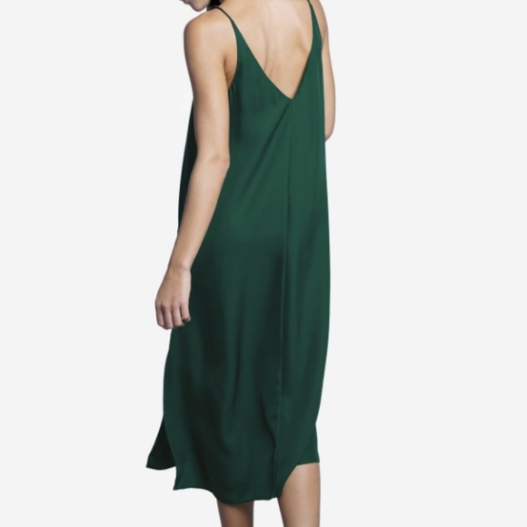 Grana Dresses & Skirts - Grana silk v neck slip dress